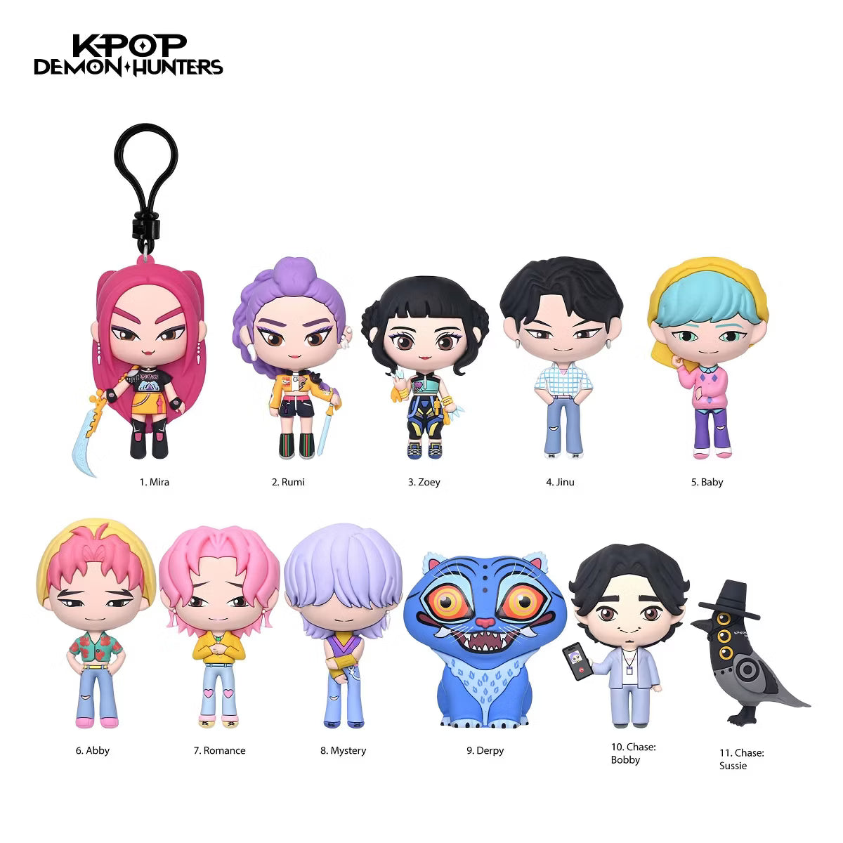 K-POP Demon Hunters Figural Bag Clip - Series 1 Mystery Bag