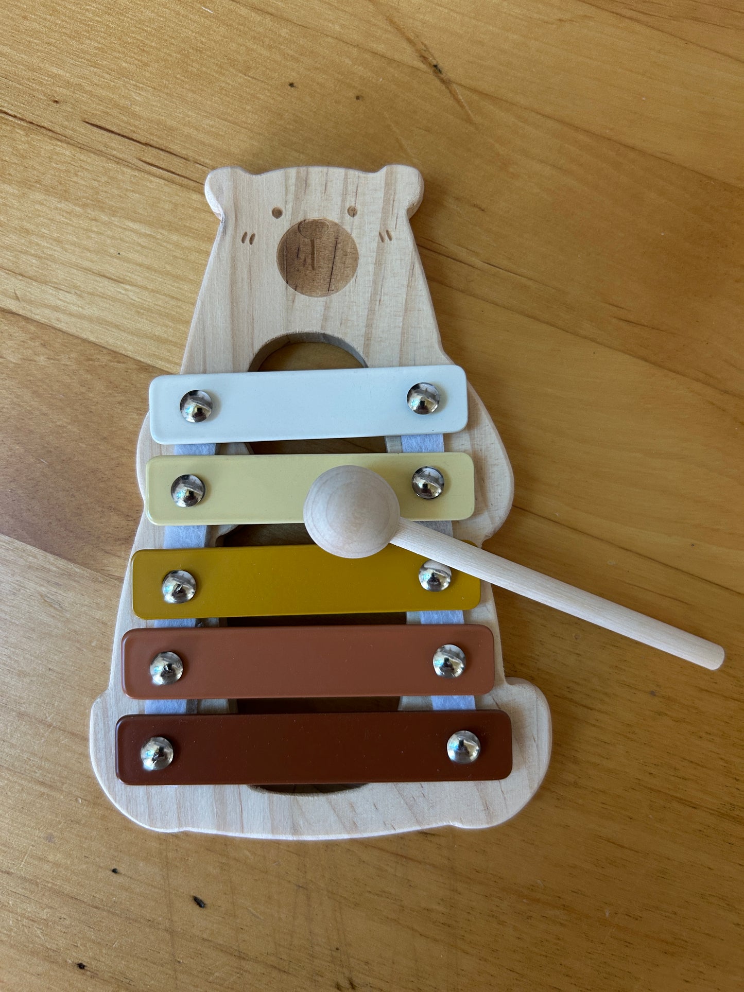 Wooden Bear Mini Xylophone