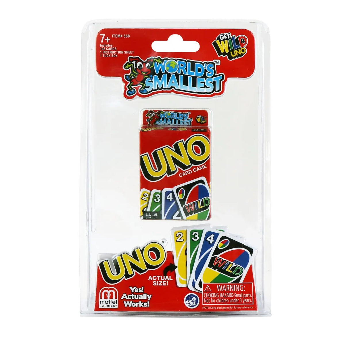 World's Smallest Uno Card Game