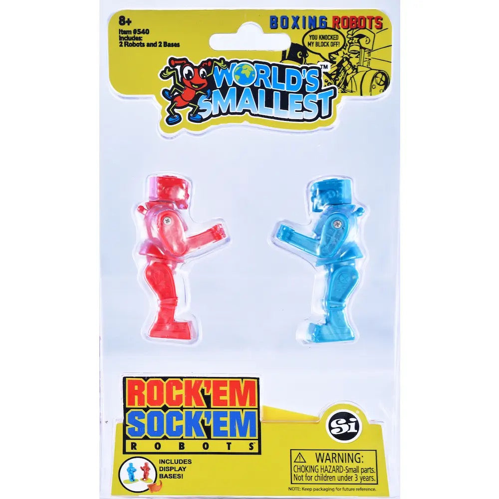 World's Smallest Rock 'Em Sock "Em Robots