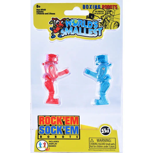 World's Smallest Rock 'Em Sock "Em Robots
