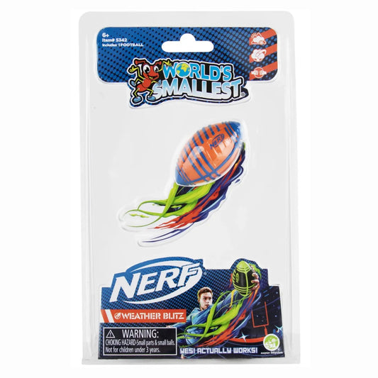 World's Smallest Nerf Weather Blitz Football