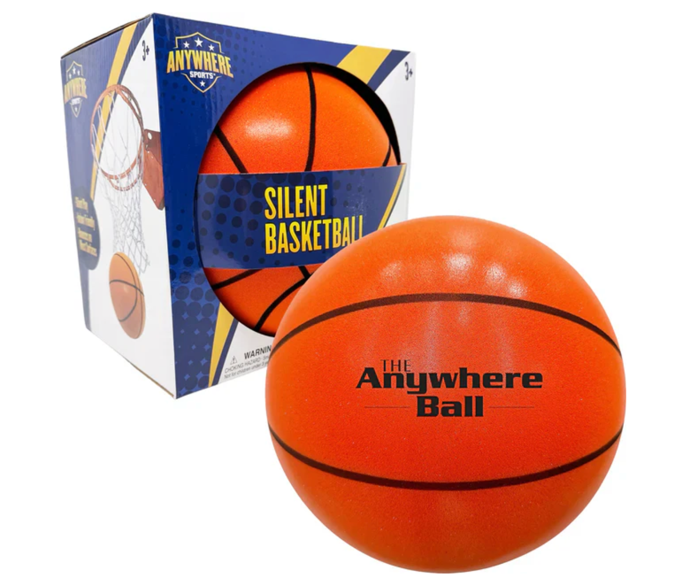 Silent 9.5" Regulation Basketball