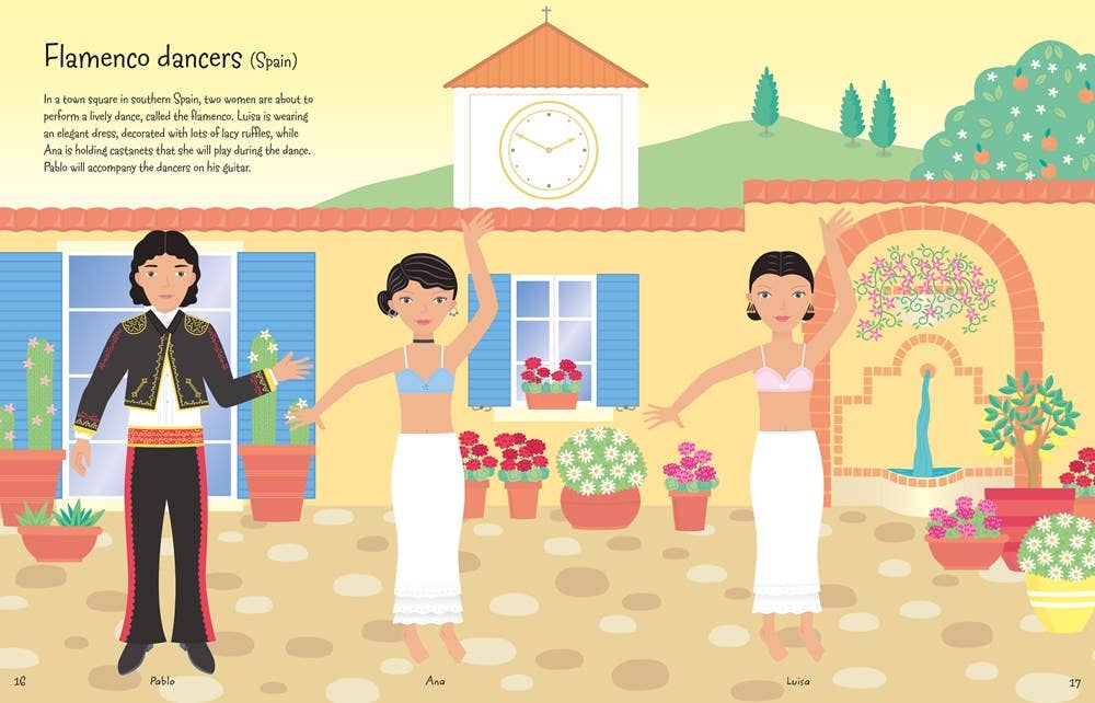 Sticker Dolly Dressing Around The World : Usborne