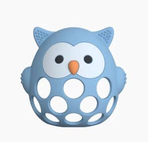 Silicone 3D Owl Teether Silicone