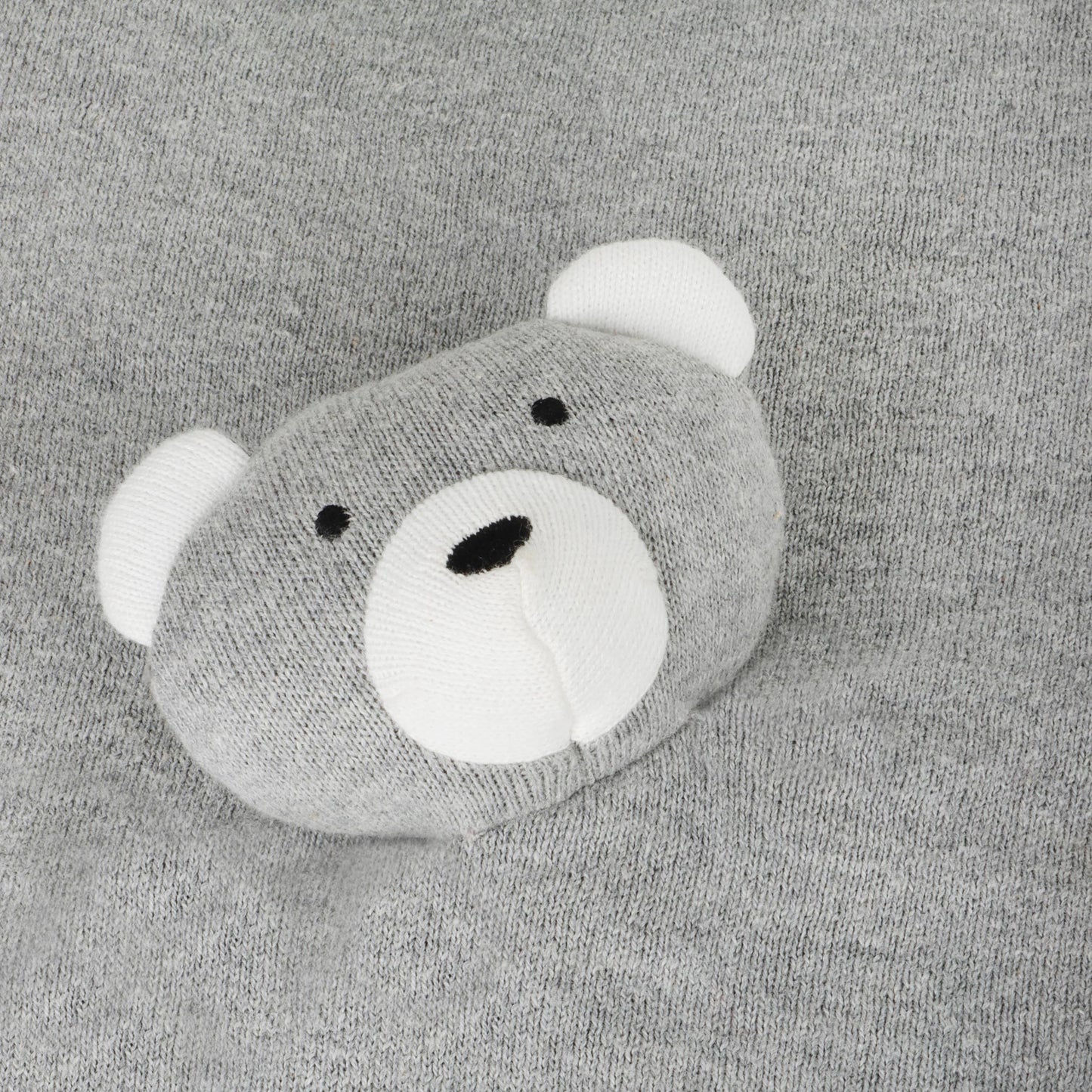 Bear - Organic Baby Lovey Security Blanket Cuddle Cloth