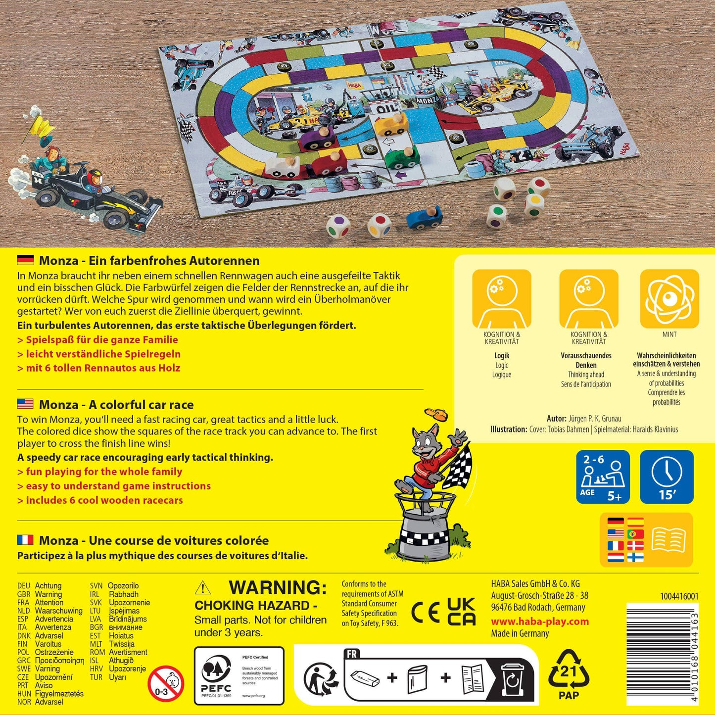 Monza - Tactical Car Racing Board Game