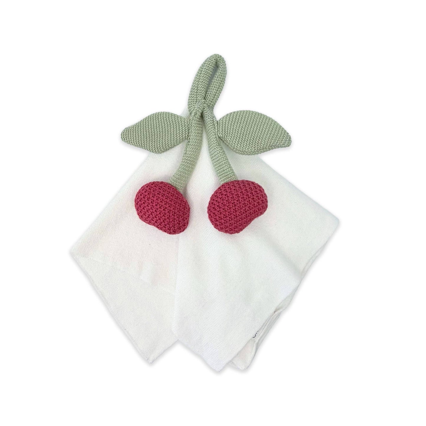 Cherry - Organic Baby Lovey Security Blanket