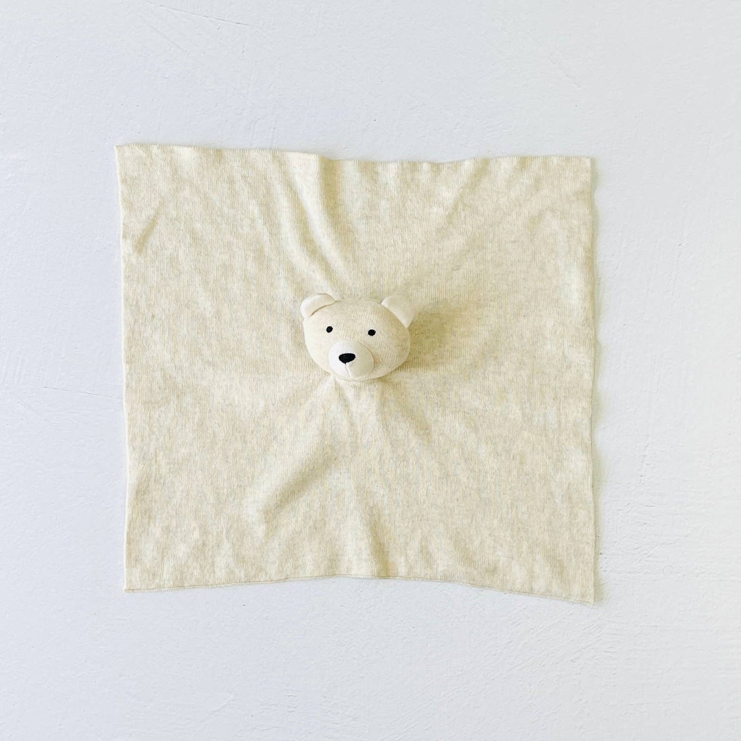 Bear - Organic Baby Lovey Security Blanket Cuddle Cloth