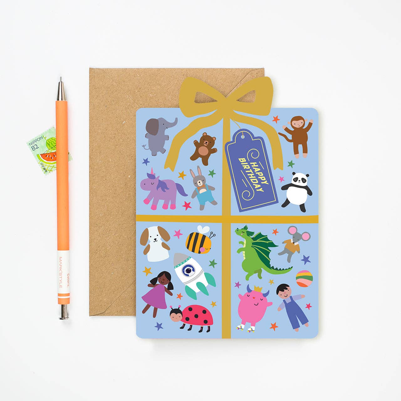 Wrapped in Wonder Present Card