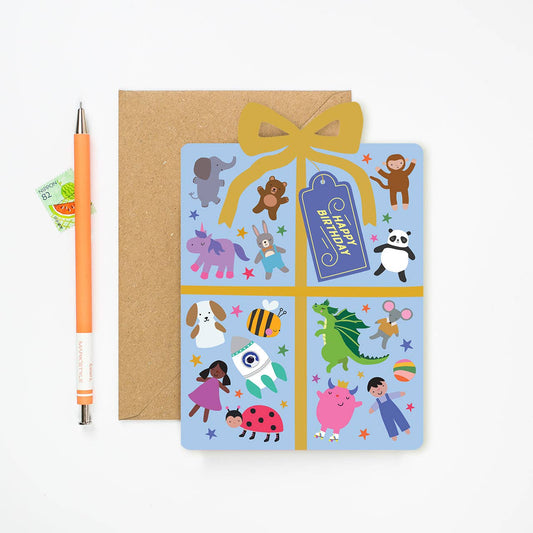 Wrapped in Wonder Present Card