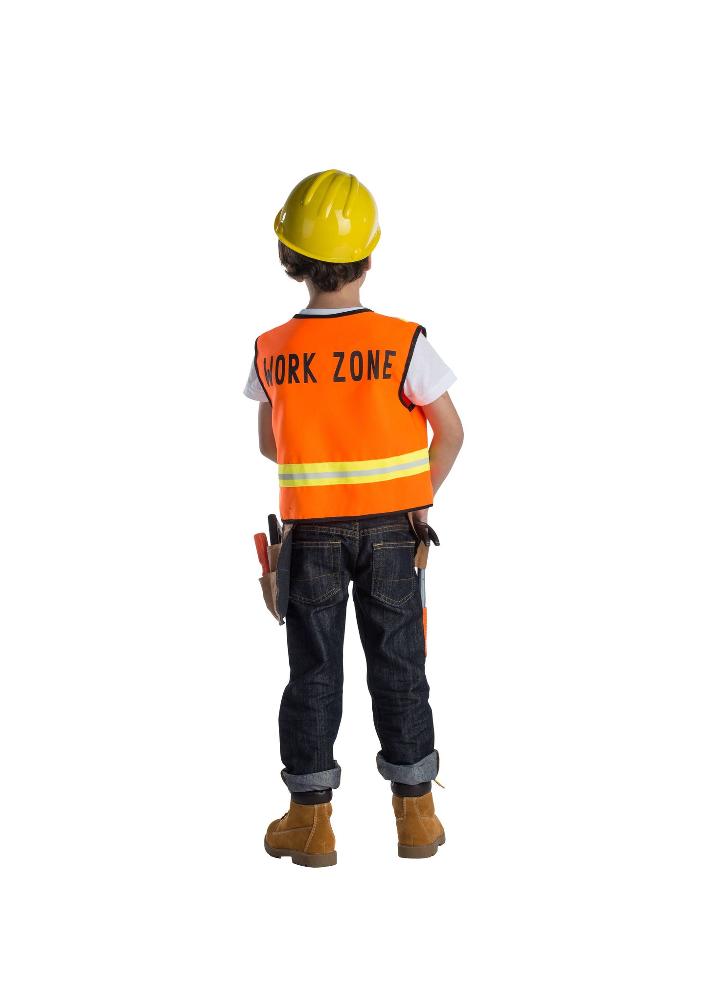 Construction Worker Role Play Costume Set - Kids