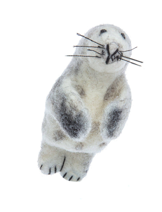 Harbor Seal Finger Puppet