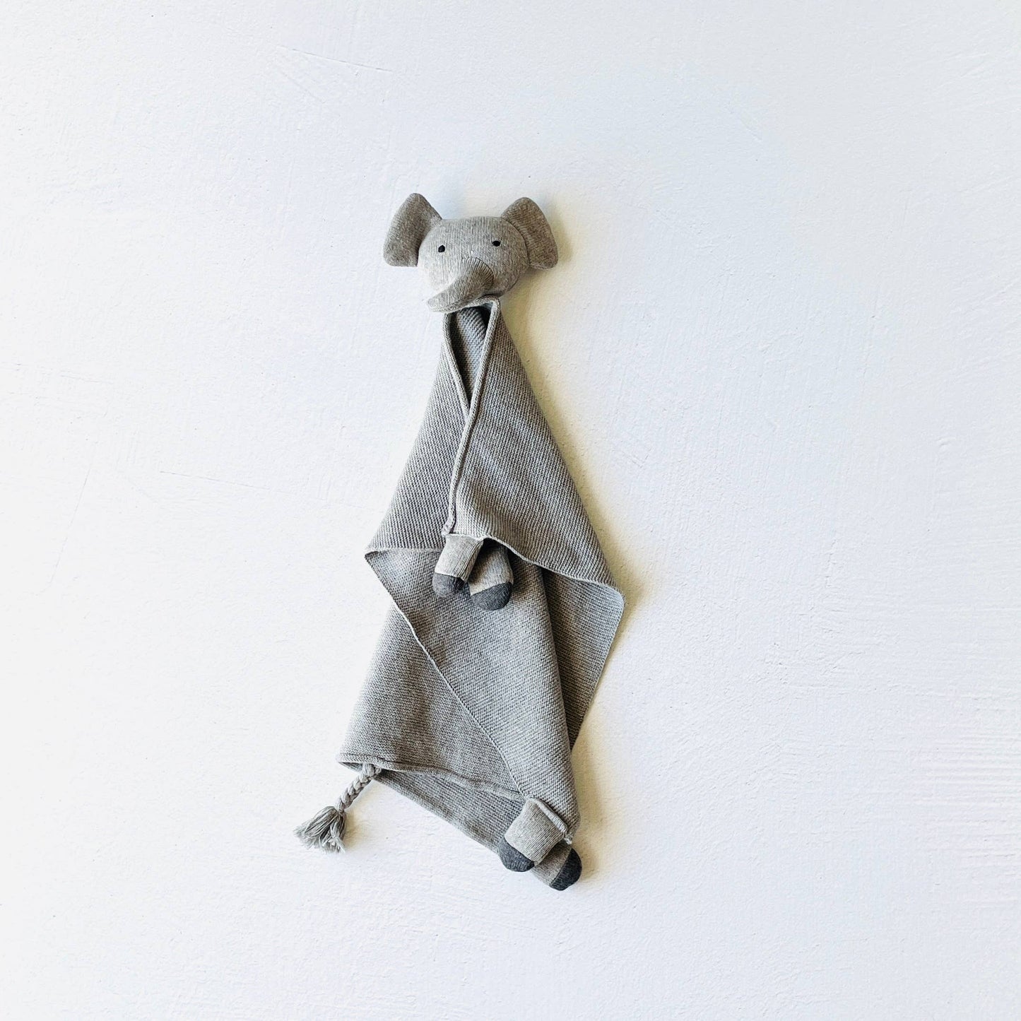 Elephant - Organic Baby Lovey Security Blanket Cuddle Cloth