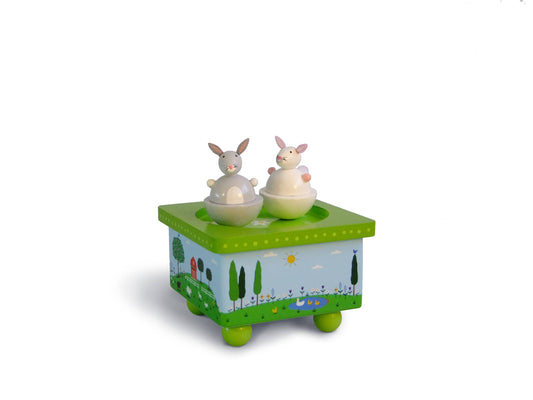 Dancing Bunnies Music Box