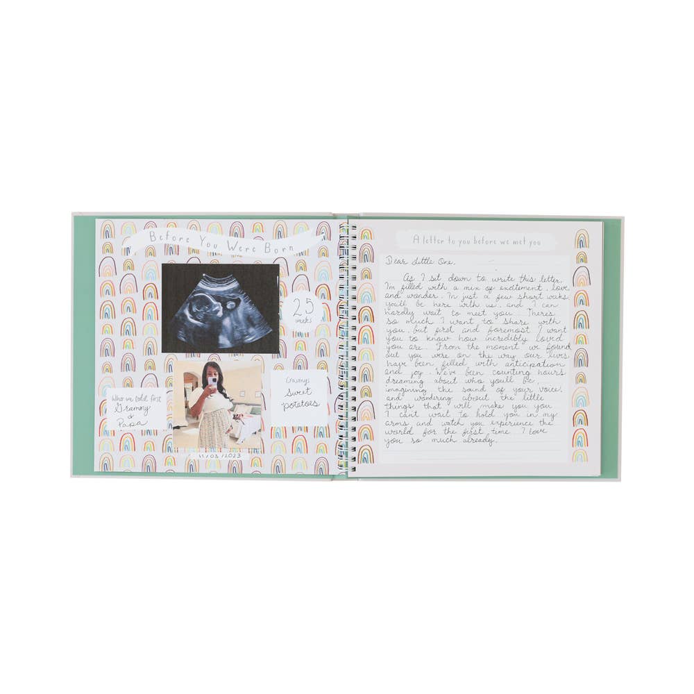 Little Rainbow First Year Baby Memory Book