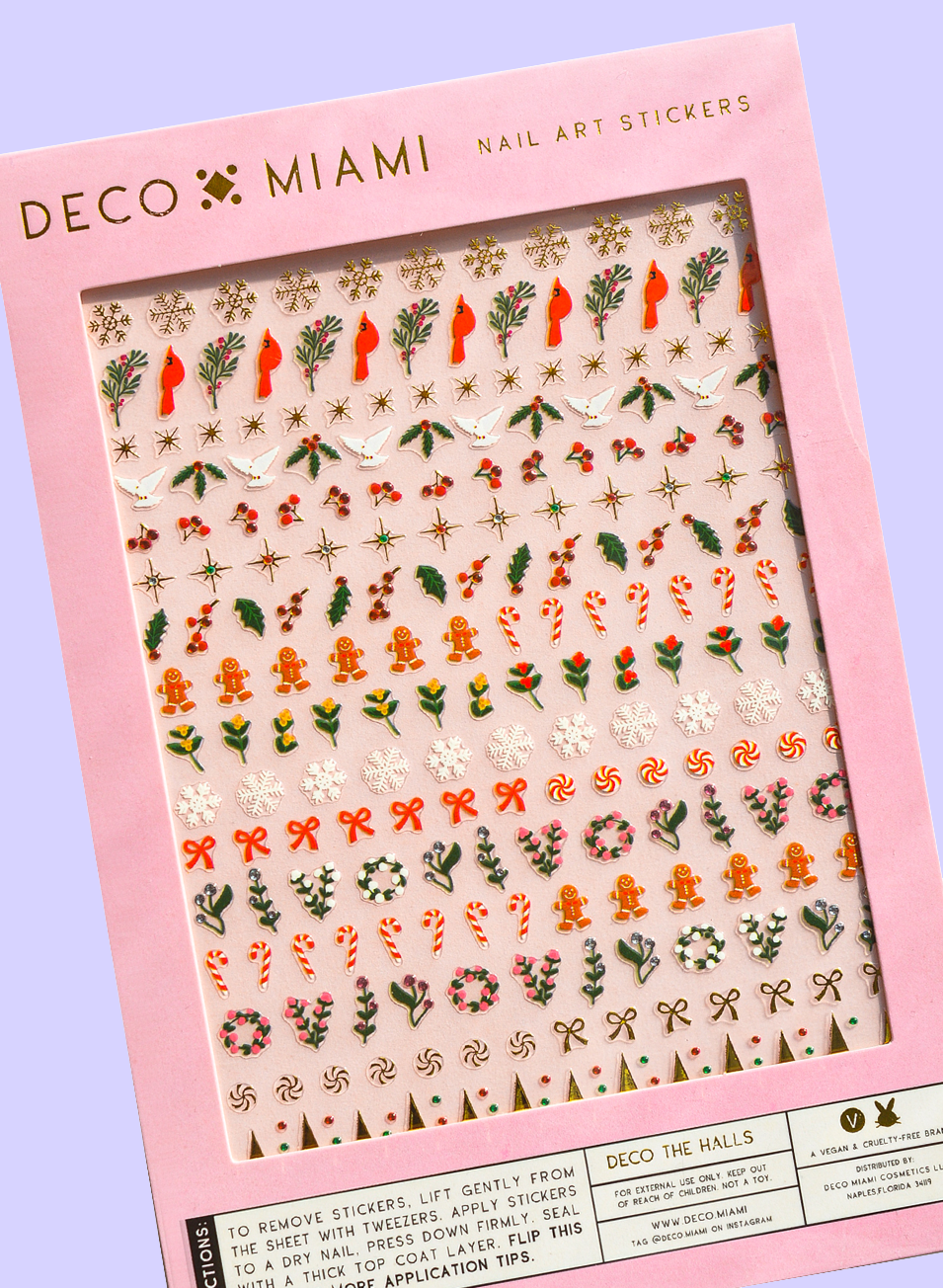 Nail Art Stickers - Deco The Halls