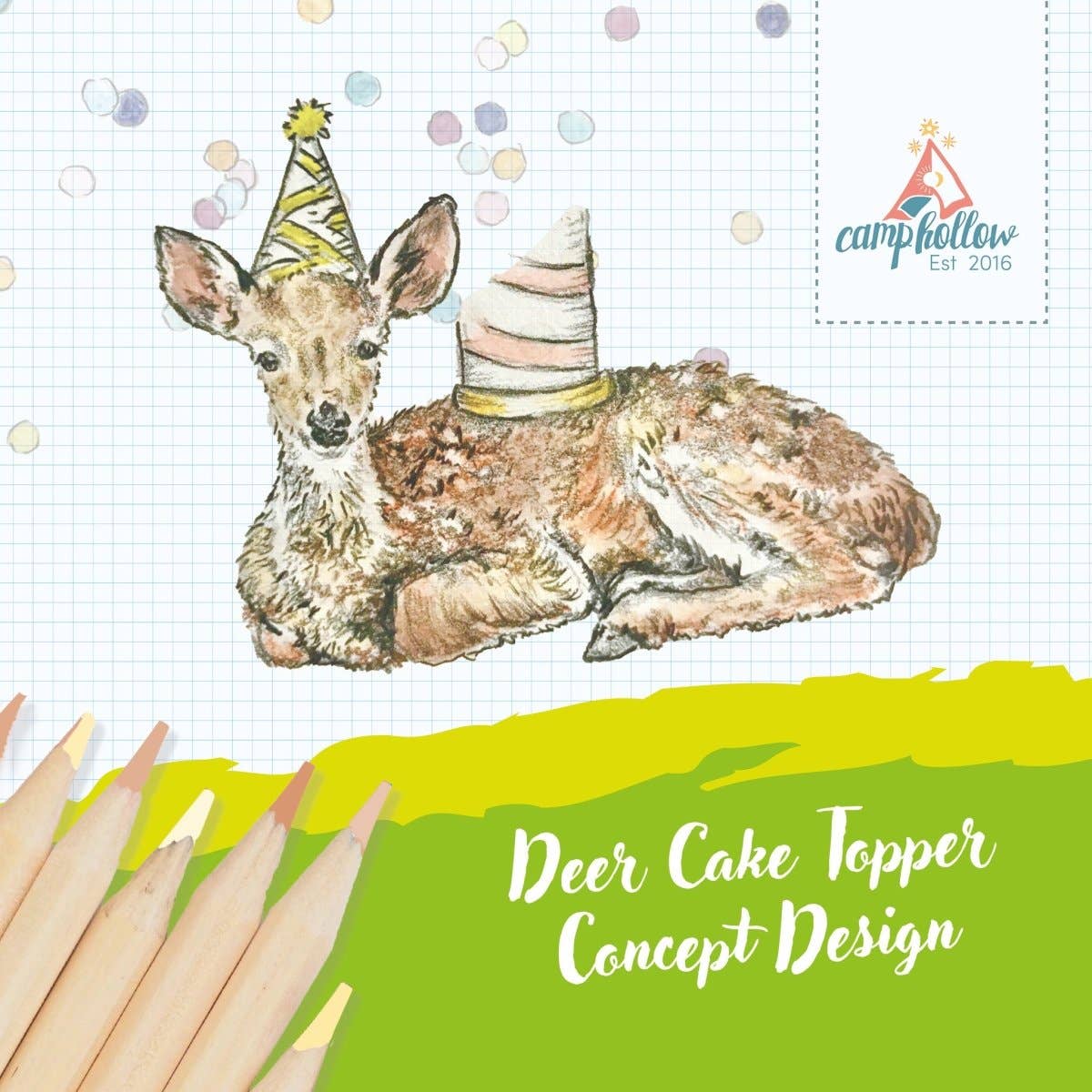 Deer Cake Topper