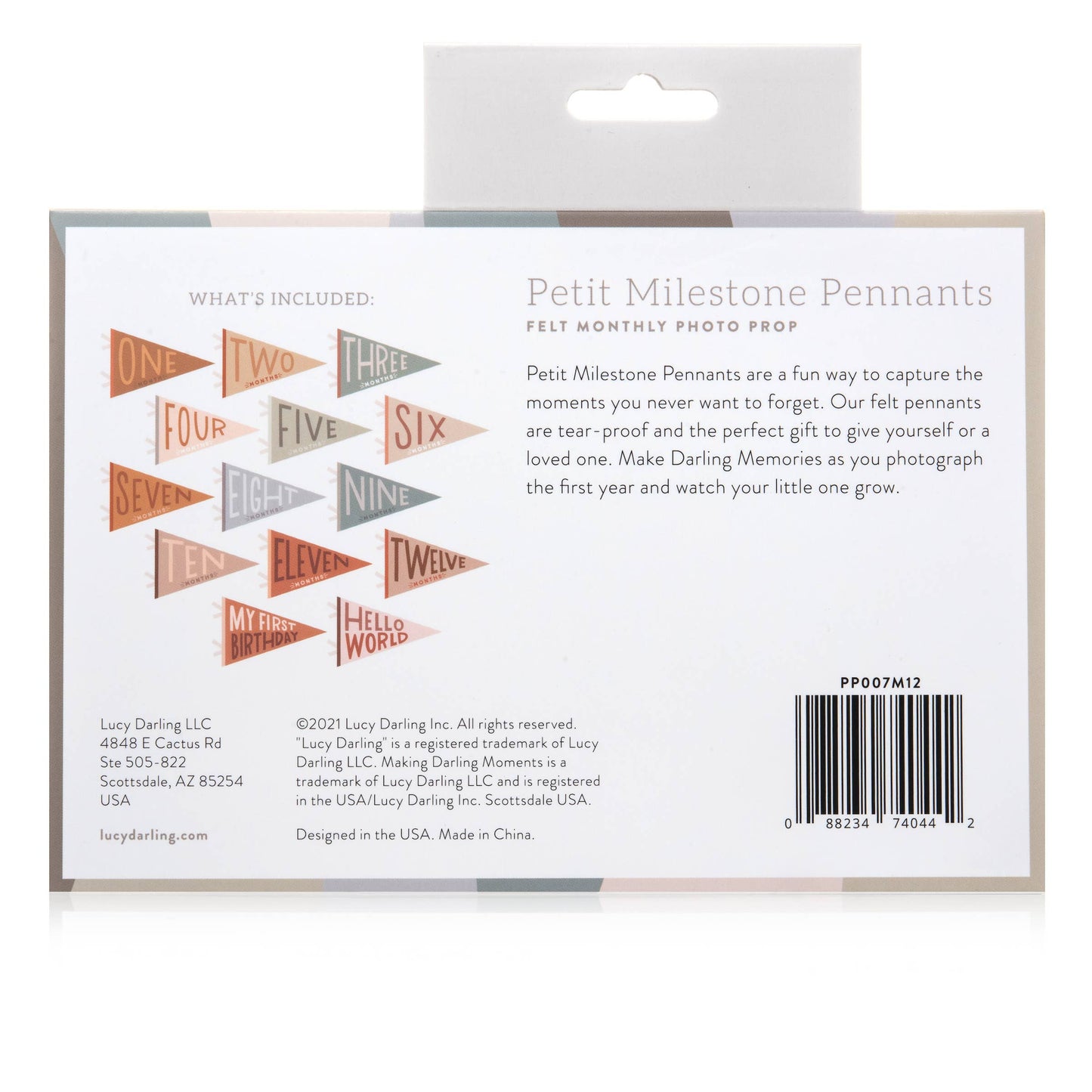 Mountain Fields Baby Milestone Pennant