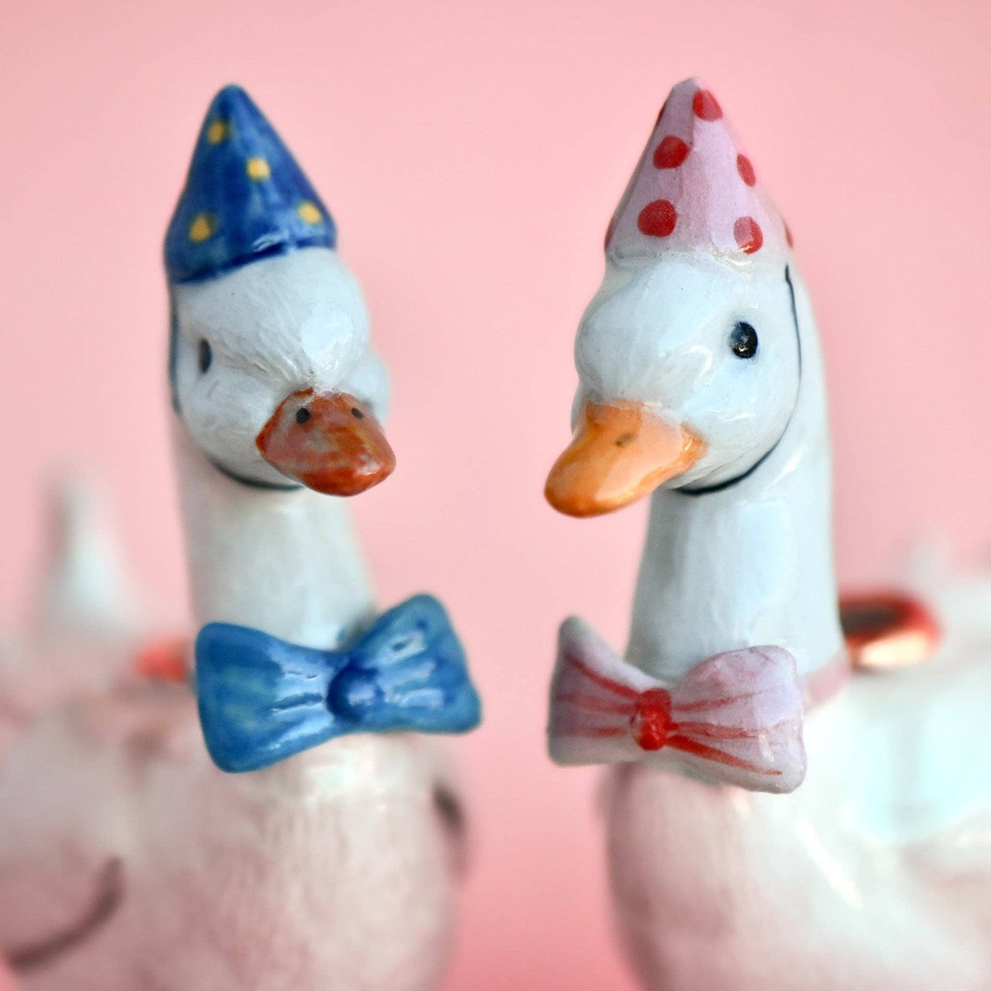 Pink Goose Cake Topper