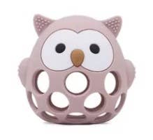 Silicone 3D Owl Teether Silicone