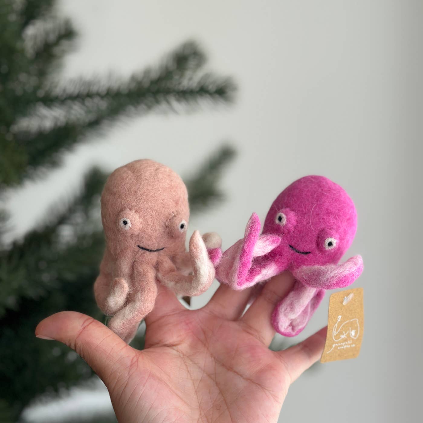 Octopus Finger Puppet