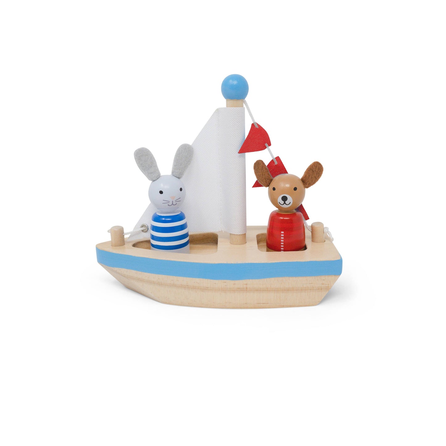 Boats & Buddies Bath Toy - Dog & Bunny