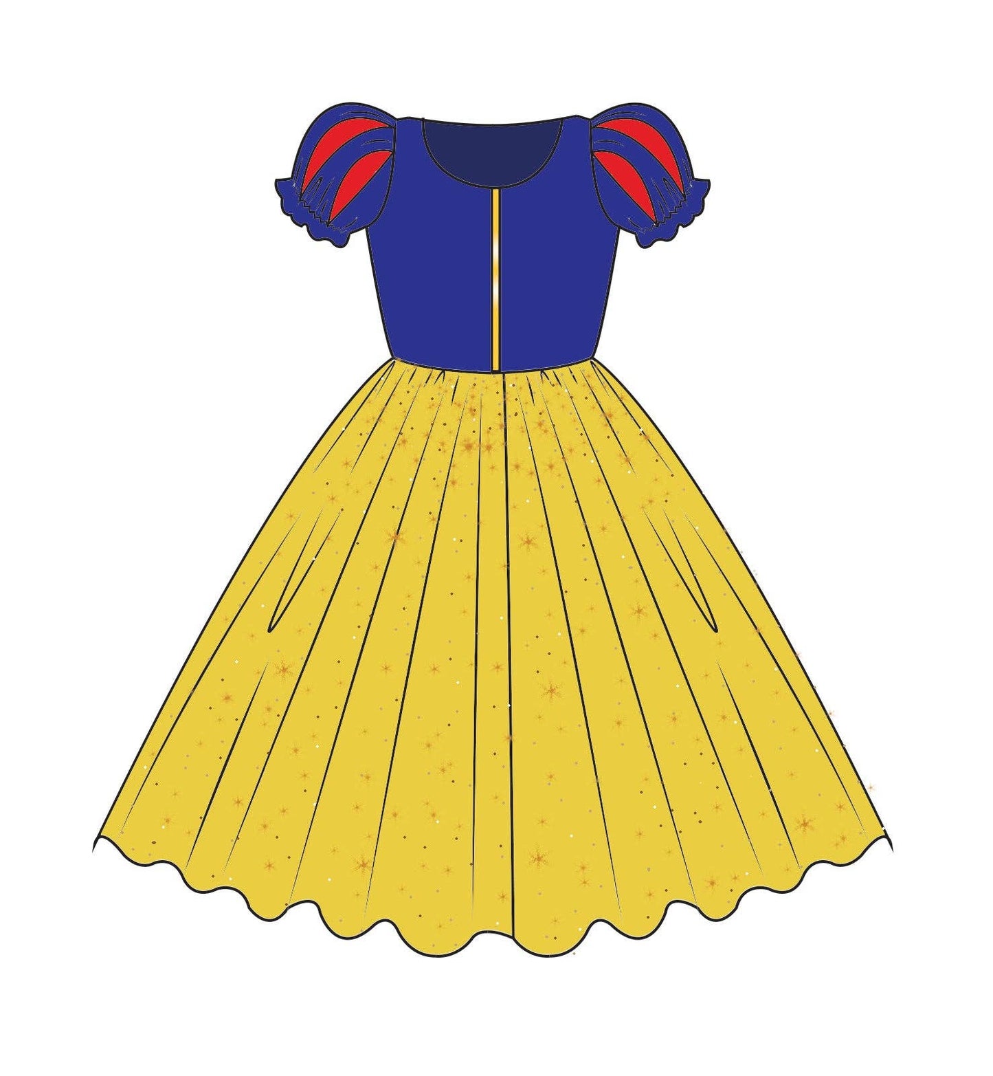 Fairest Princess Costume Dress (XS) 2-3 years