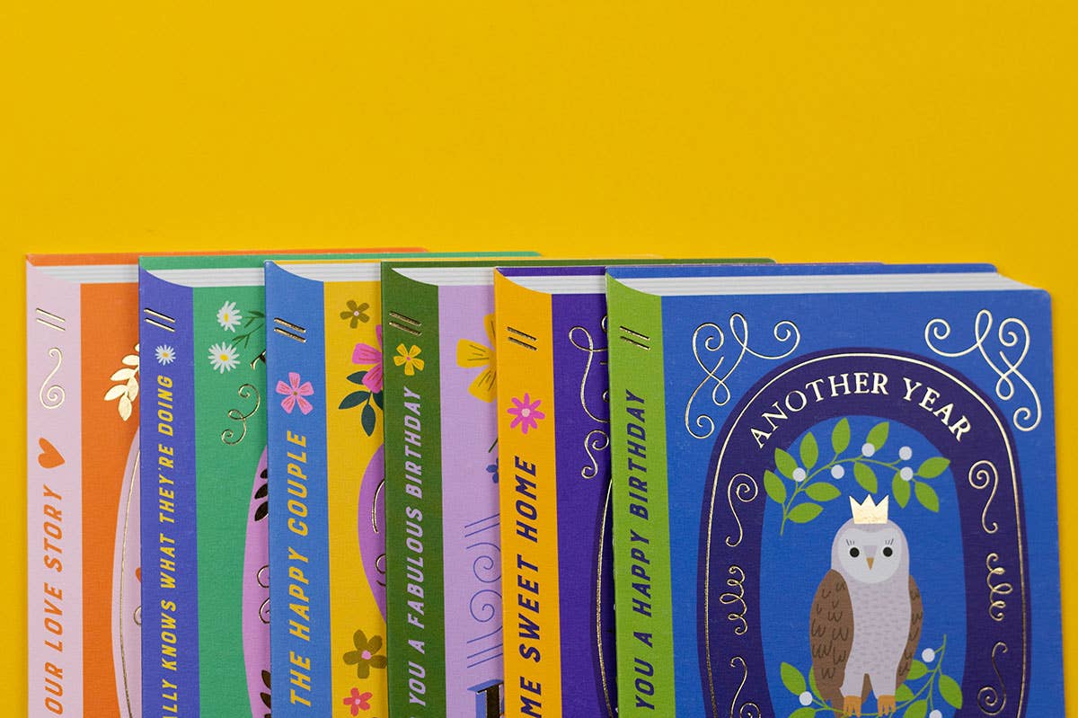 Fairytale Wise Owl Birthday Card | Gold Foil Birthday Card