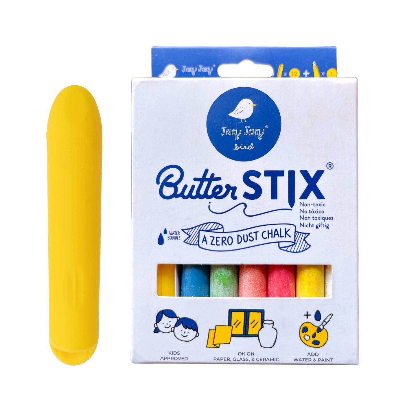 ButterStix® - Dustless Chalk Colors with Holder
