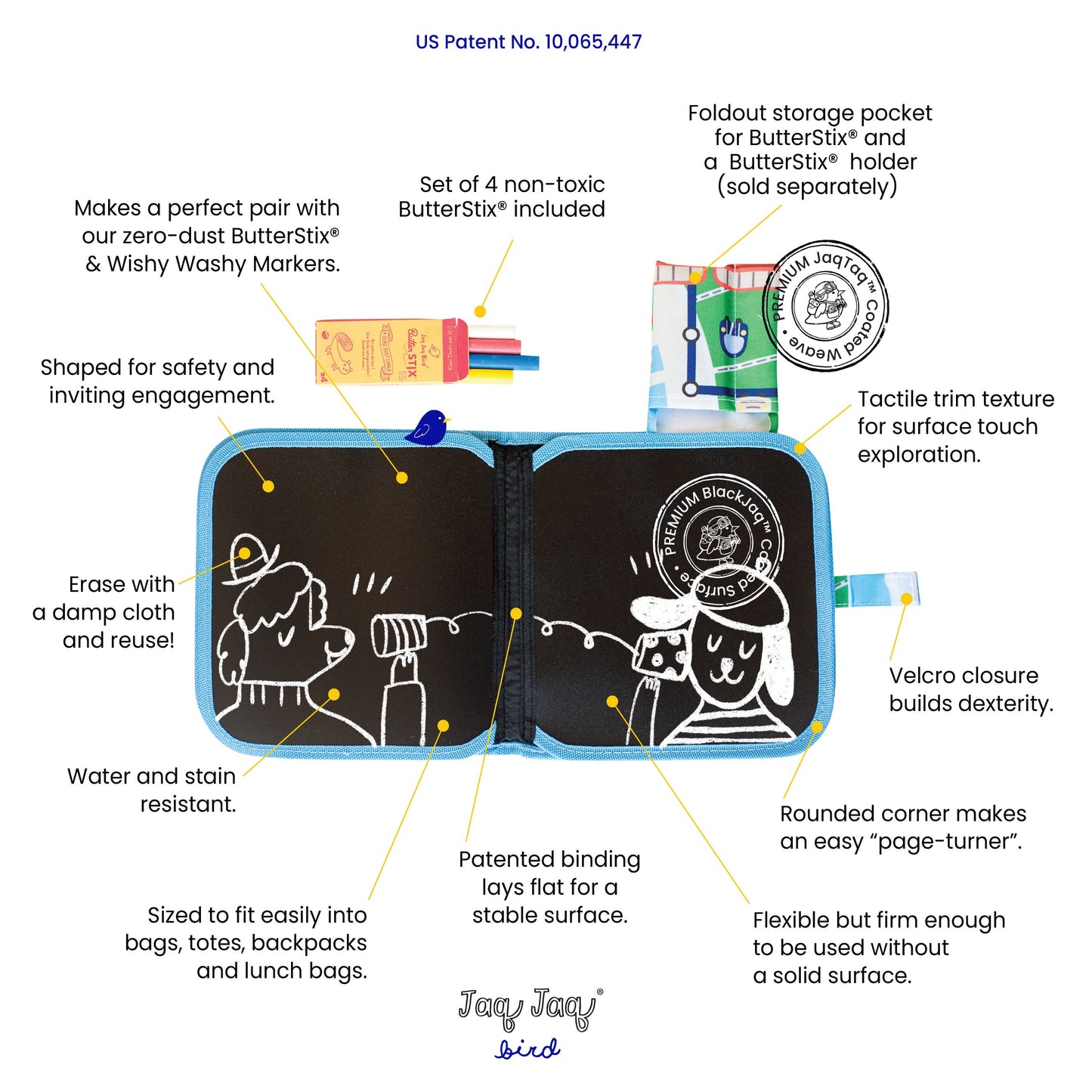 JJF Airplanes Activity Wipe Dry Book