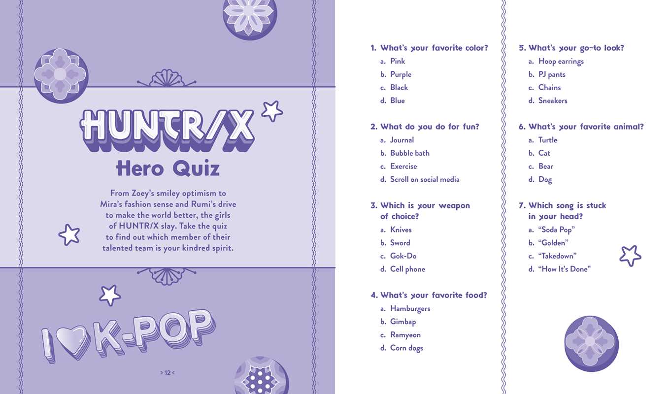 Unofficial KPop Demon Hunters Activity Book by Lila Violet