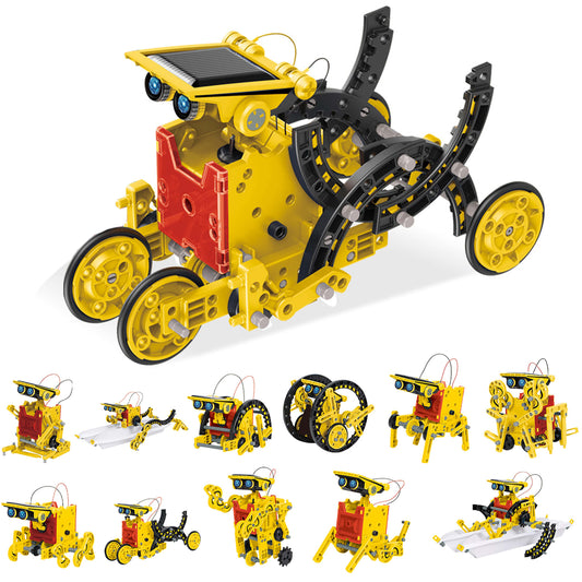 12-in-1 STEM Kids Solar Powered Space Robot Science Kit