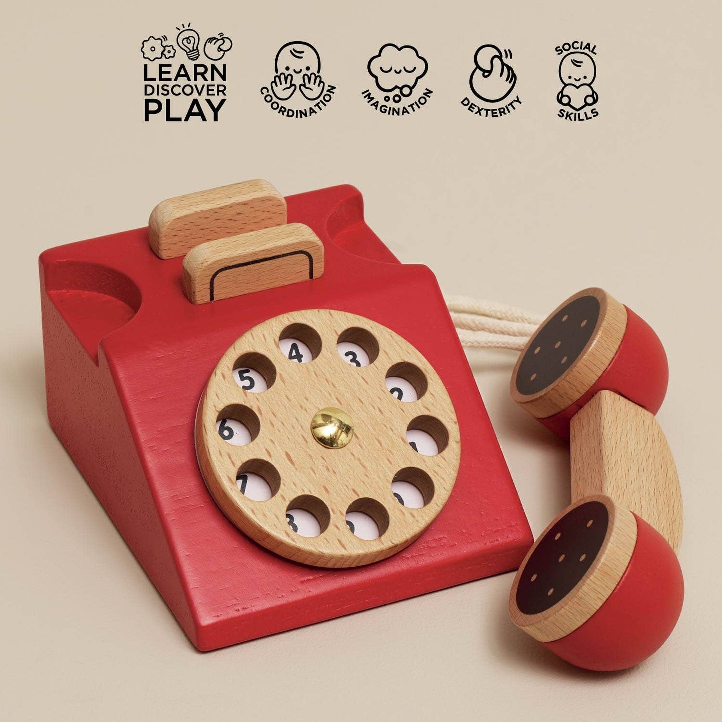 Vintage Wooden Phone