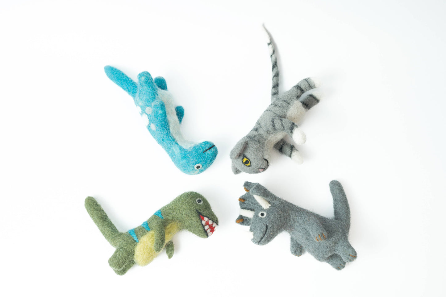 Triceratops Finger Puppet