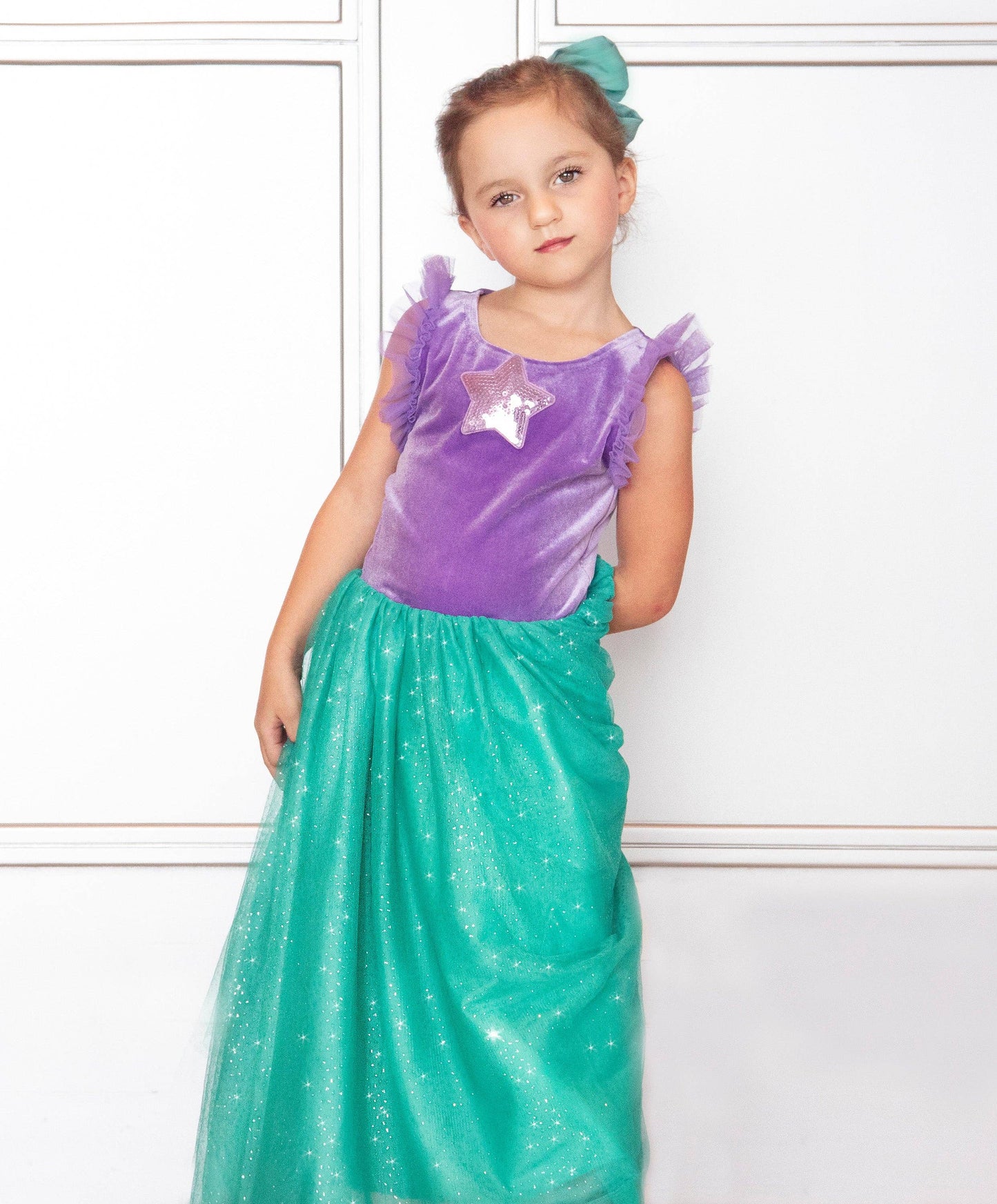 Mermaid Princess Costume Dress (S) 4-5 years