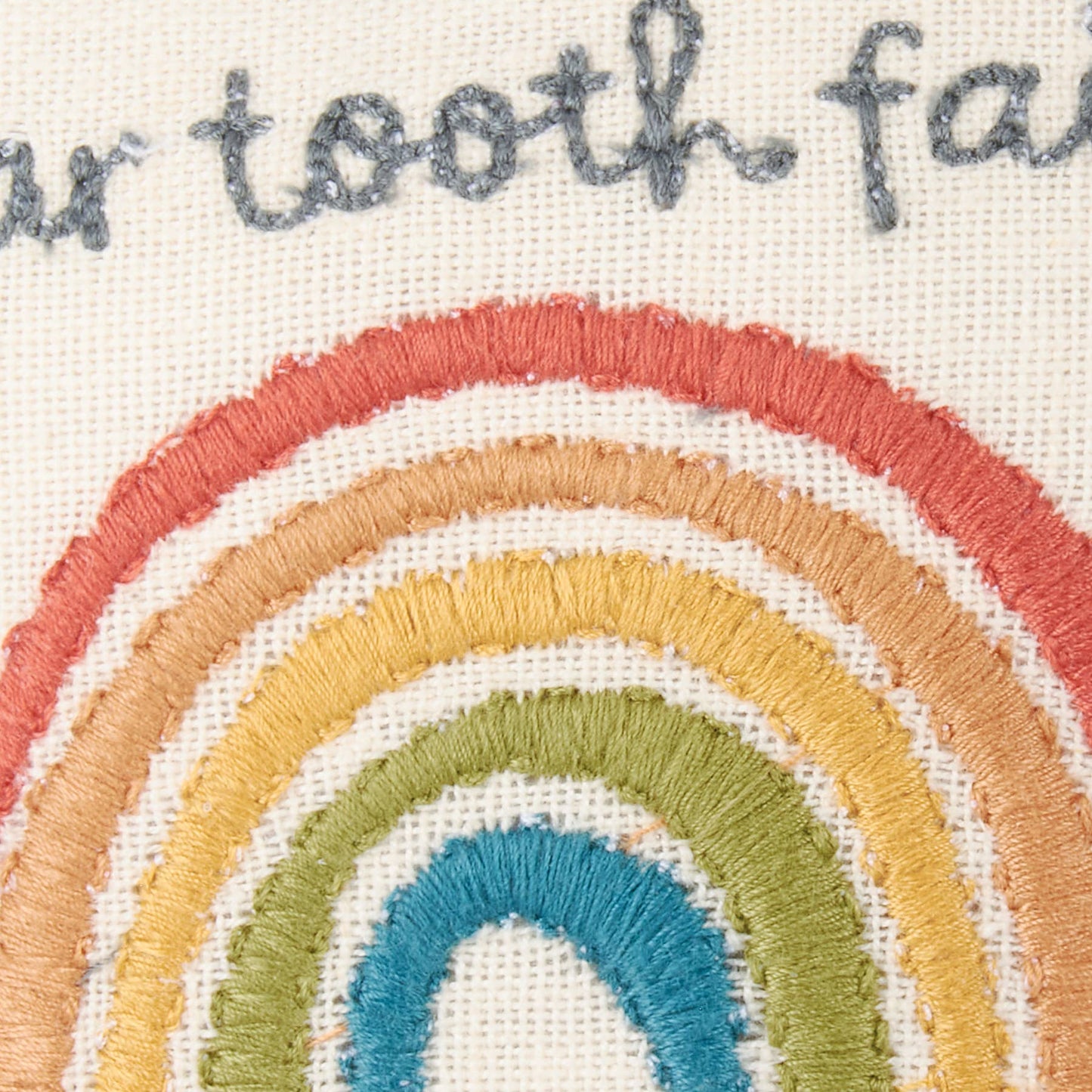 Rainbow Tooth Fairy Pillow