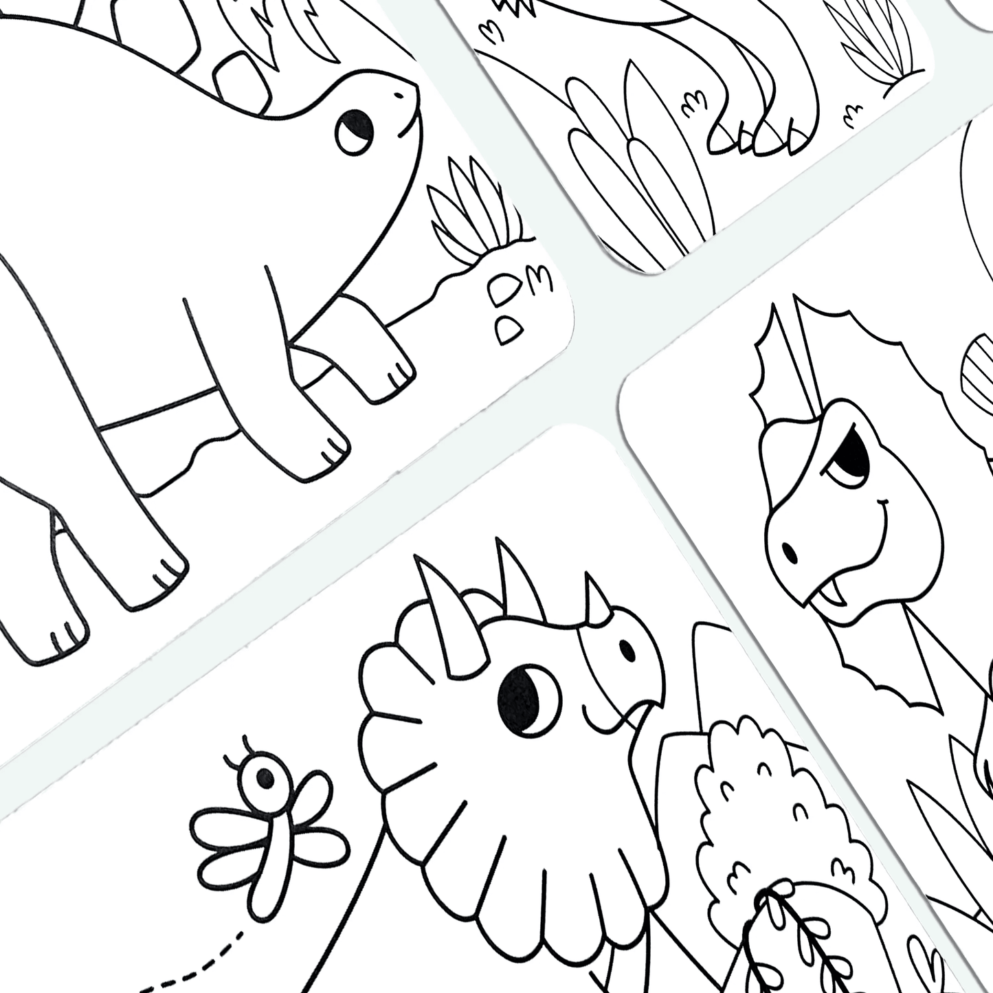 Undercover Art Hidden Pattern Coloring Activity-Dino Tales