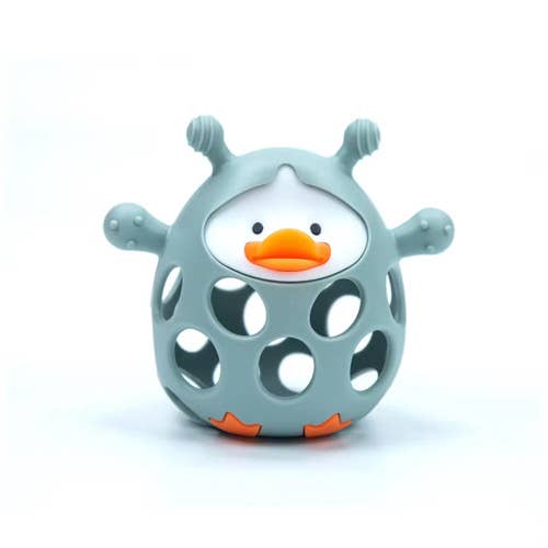 Silicone 3D Funny Duck Teether