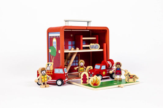 Jack Rabbit Creations Suitcase Series: Fire House