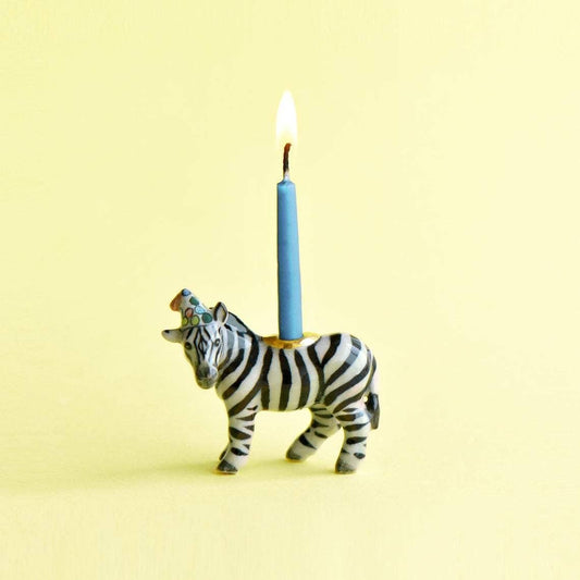 Zebra "Party Animal" Cake Topper